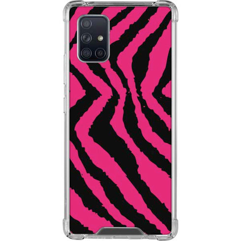Retro Zebra Galaxy A71 5G Clear Case