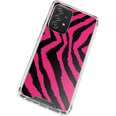 Retro Zebra Galaxy A72 5G Clear Case