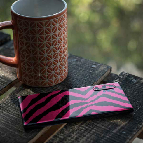 Retro Zebra Galaxy Note 10 Plus Skin