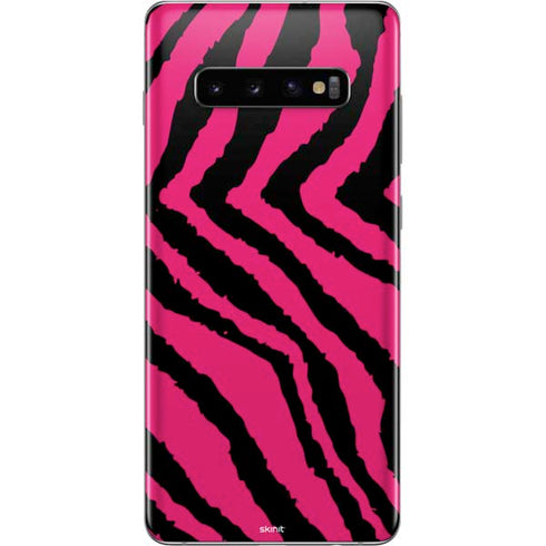 Retro Zebra Galaxy S10 Plus Skin