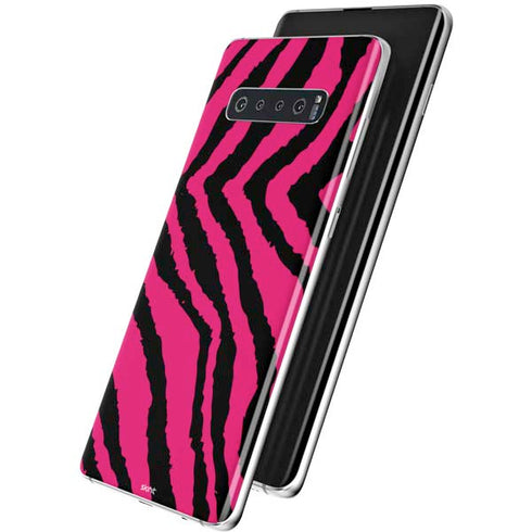 Retro Zebra Galaxy S10 Plus Skin