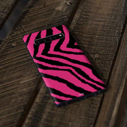 Retro Zebra Galaxy S10 Plus Skin