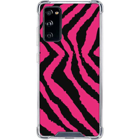 Retro Zebra Galaxy S20 FE Clear Case