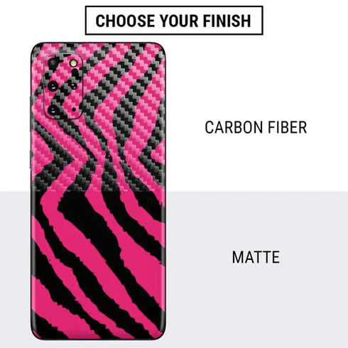 Retro Zebra Galaxy S20 Plus Skin
