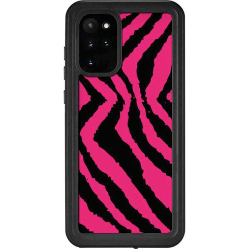 Retro Zebra Galaxy S20 Plus Waterproof Case