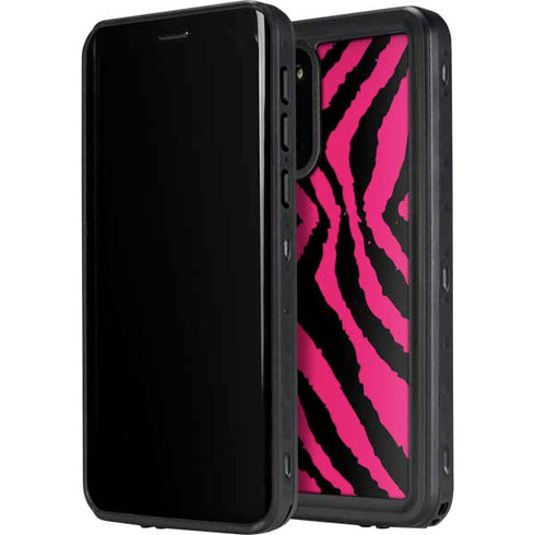 Retro Zebra Galaxy S20 Plus Waterproof Case