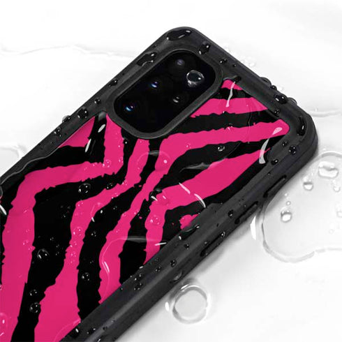 Retro Zebra Galaxy S20 Plus Waterproof Case