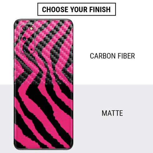 Retro Zebra Galaxy S20 Skin