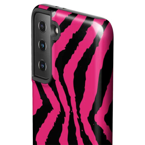 Retro Zebra Galaxy S21 FE Pro Case