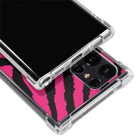 Retro Zebra Galaxy S22 Ultra Clear Case
