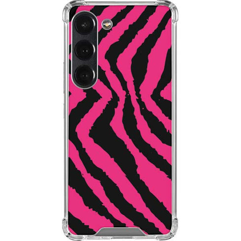 Retro Zebra Galaxy S23 Clear Case