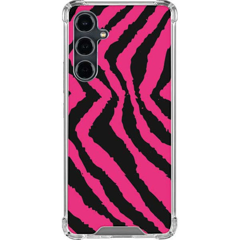 Retro Zebra Galaxy S23 FE Clear Case