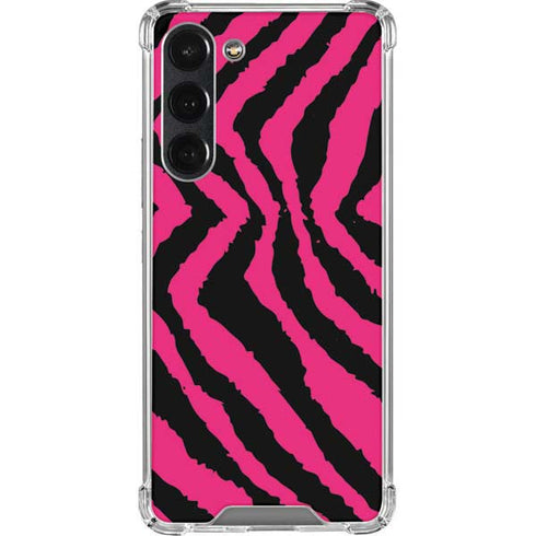 Retro Zebra Galaxy S23 Plus Clear Case