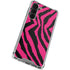 Retro Zebra Galaxy S23 Plus Clear Case