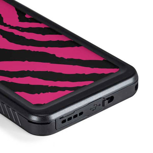 Retro Zebra Galaxy S23 Plus Waterproof Case