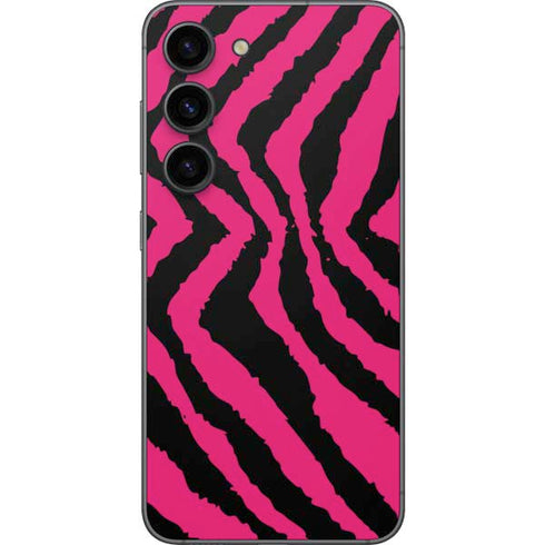 Retro Zebra Galaxy S23 Skin