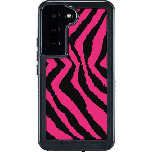 Retro Zebra Galaxy S23 Waterproof Case