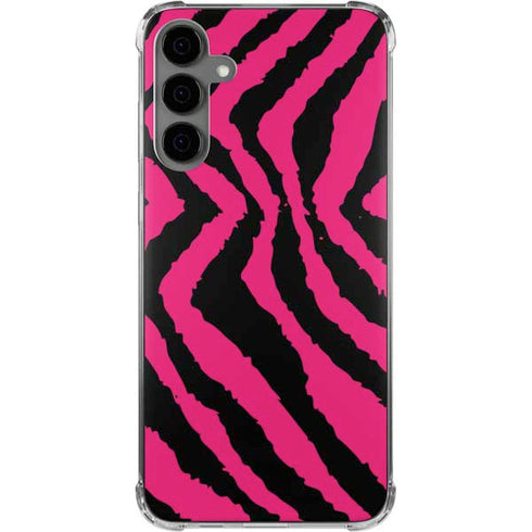 Retro Zebra Galaxy S24 Plus Clear Case