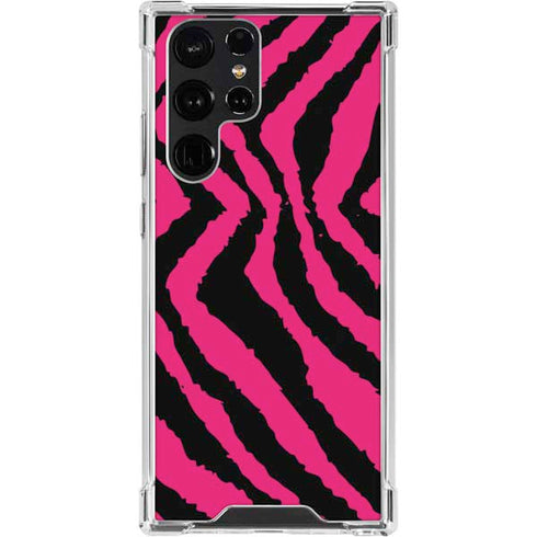 Retro Zebra Galaxy S24 Ultra Clear Case