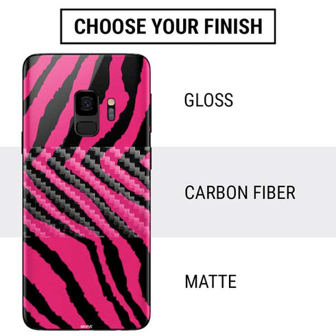 Retro Zebra Galaxy S9 Skin