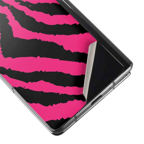 Retro Zebra Galaxy Z Fold2 5G Skin