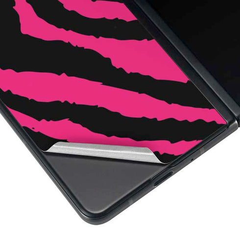 Retro Zebra Galaxy Z Fold3 5G Skin