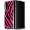 Retro Zebra Galaxy Z Fold4 5G Clear Case