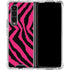 Retro Zebra Galaxy Z Fold4 5G Clear Case