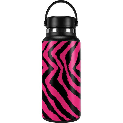 Retro Zebra Hydro Flask 32oz Wide Mouth Skin