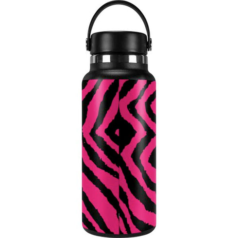 Retro Zebra Hydro Flask 32oz Wide Mouth Skin