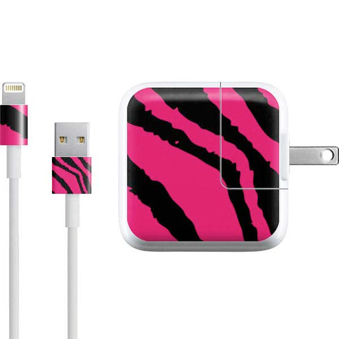 Retro Zebra iPad Charger (10W USB) Skin