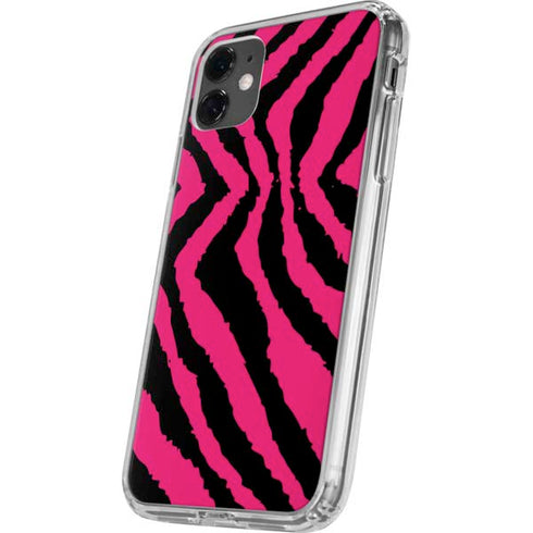 Retro Zebra iPhone 11 Clear Case