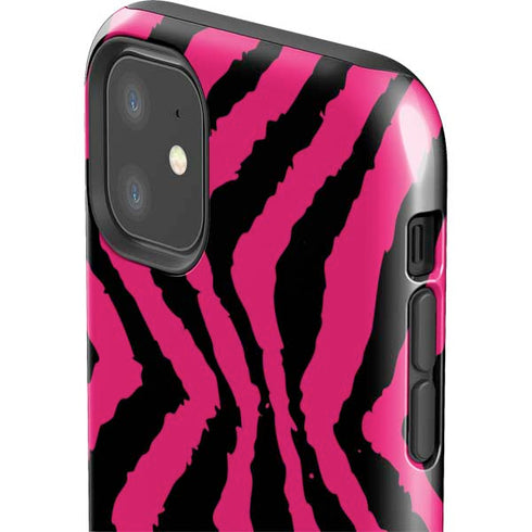 Retro Zebra iPhone 11 Impact Case