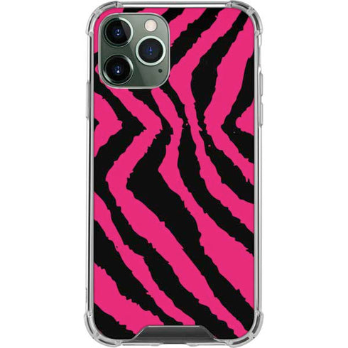 Retro Zebra iPhone 11 Pro Max Clear Case