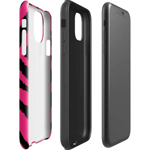 Retro Zebra iPhone 11 Pro Max Impact Case