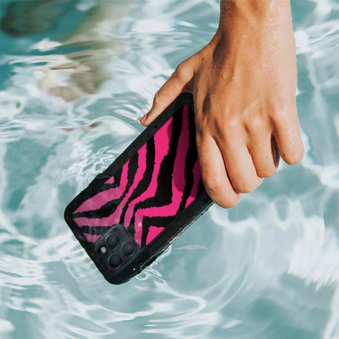 Retro Zebra iPhone 11 Pro Waterproof Case