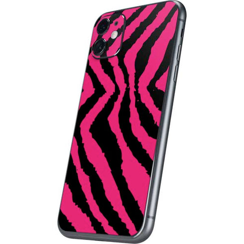 Retro Zebra iPhone 11 Skin