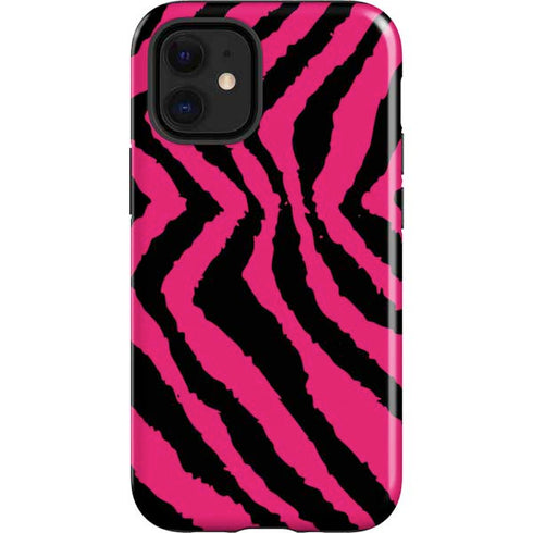Retro Zebra iPhone 12 Mini Impact Case