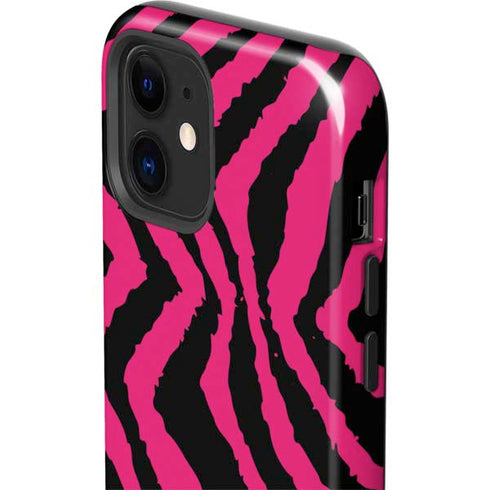 Retro Zebra iPhone 12 Mini Impact Case