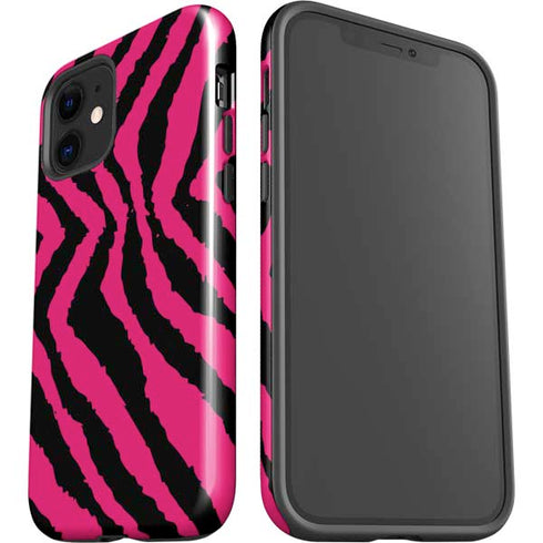 Retro Zebra iPhone 12 Mini Impact Case