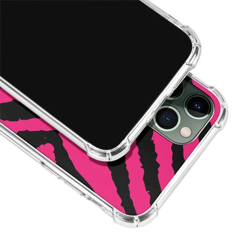 Retro Zebra iPhone 12 Pro Clear Case