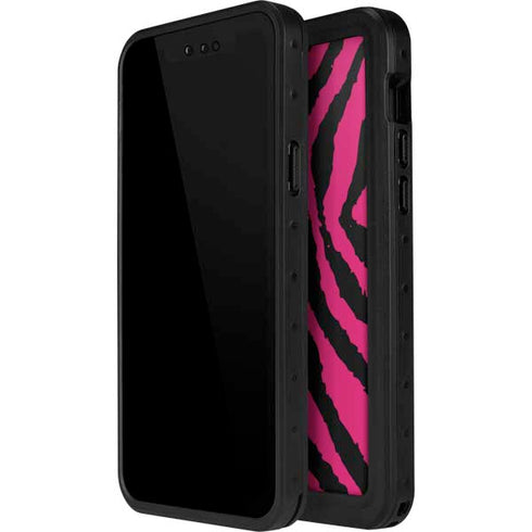 Retro Zebra iPhone 12 Pro Waterproof Case