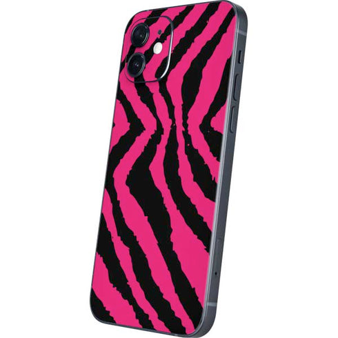 Retro Zebra iPhone 12 Skin