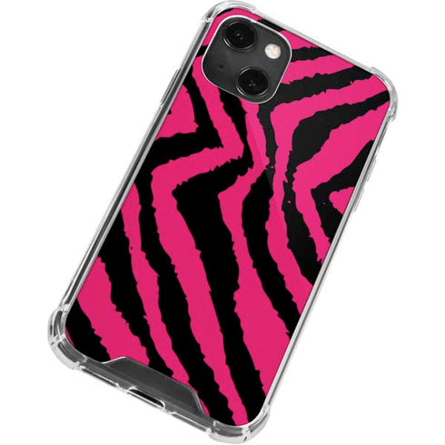 Retro Zebra iPhone 13 Mini Clear Case