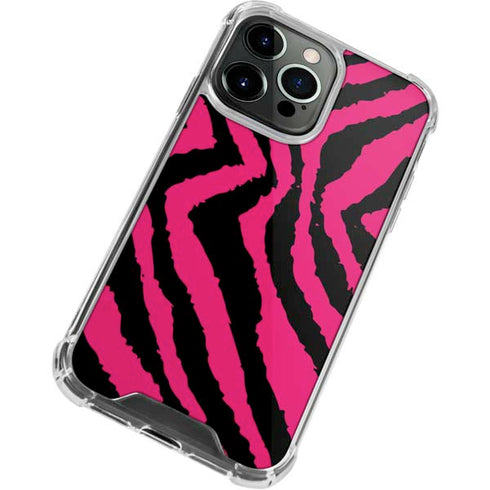 Retro Zebra iPhone 13 Pro Clear Case