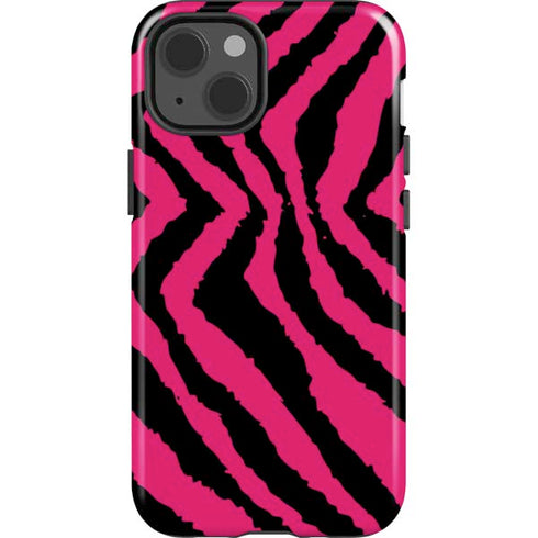 Retro Zebra iPhone 15 Impact Case