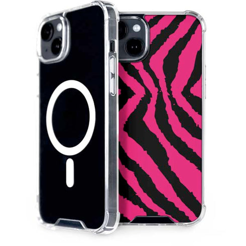 Retro Zebra iPhone 14 Plus MagSafe Case