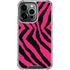 Retro Zebra iPhone 15 Pro Clear Case