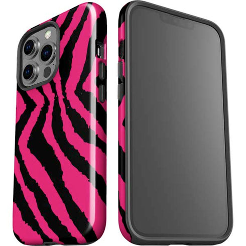 Retro Zebra iPhone 14 Pro Impact Case