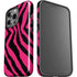 Retro Zebra iPhone 14 Pro Impact Case